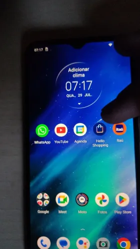 Venda de celular moto one fusion 128G com defeito de bateria