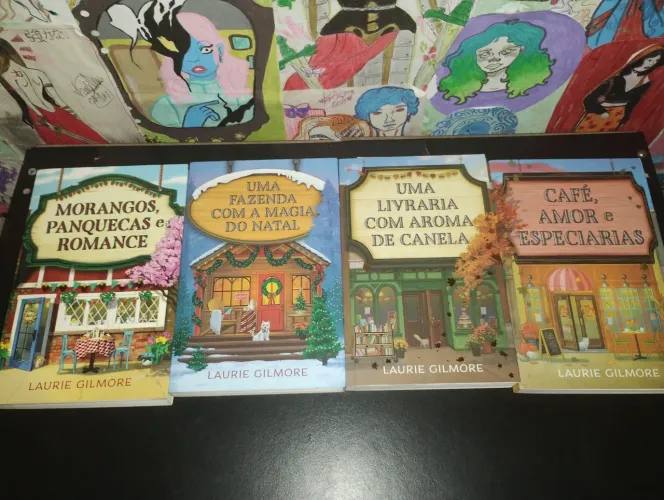 Os 4 volumes da série dream harbor