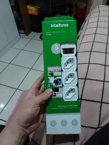 Protetor Eletrônico Filtro de Linha com 5 tomadas Intelbras - Loja Física