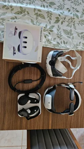 Meta Quest 3 512GB + BOBOVR S3 Pro + CD3 + Interface F3 + Cabo INIU Link 4,9m