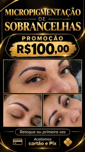 Sobrancelhas de micropigmentação