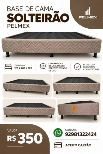 Base de Cama Solteirão Pelmex