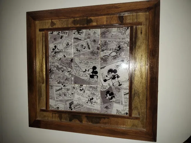 Quadros decorativos de cerâmica