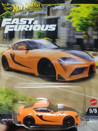 Hot Wheels Toyota GR Supra - Fast and Furious - Velozes e Furiosos
