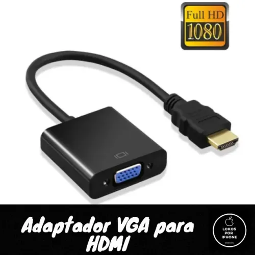 Adaptador VGA para HDMI