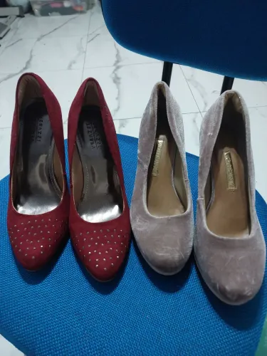 Sapatos escapim salto alto 35 e 37