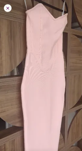 Vestido tubinho midi 