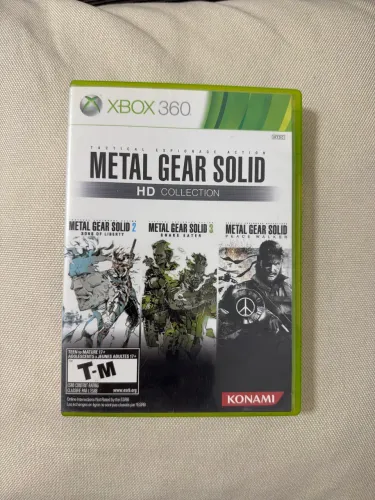 Metal Gear Solid HD collection xbox 360