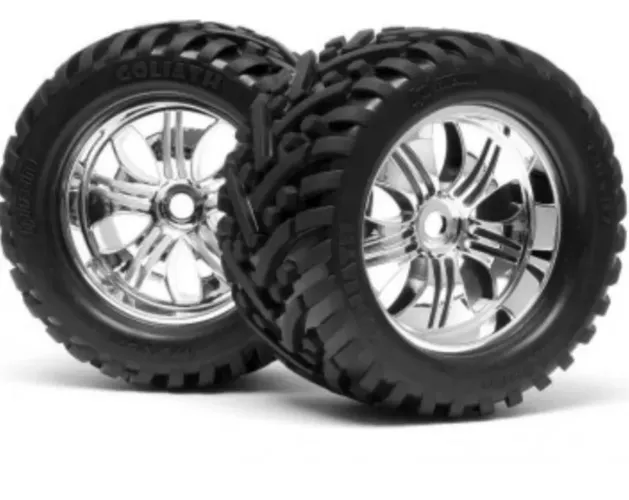 Jogo De Pneus E Rodas Hpi Goliath