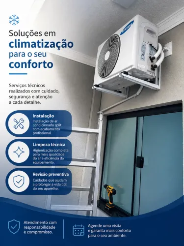 Instalação de ar condicionado