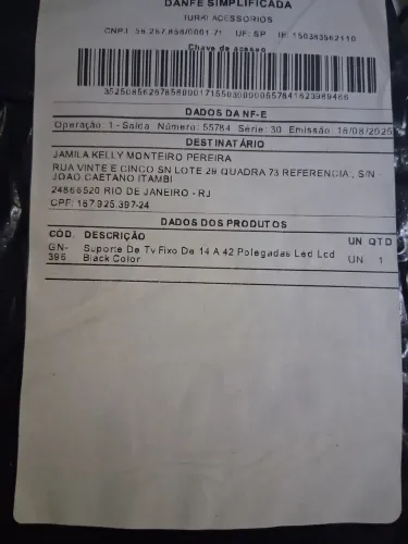 Suporte para tv