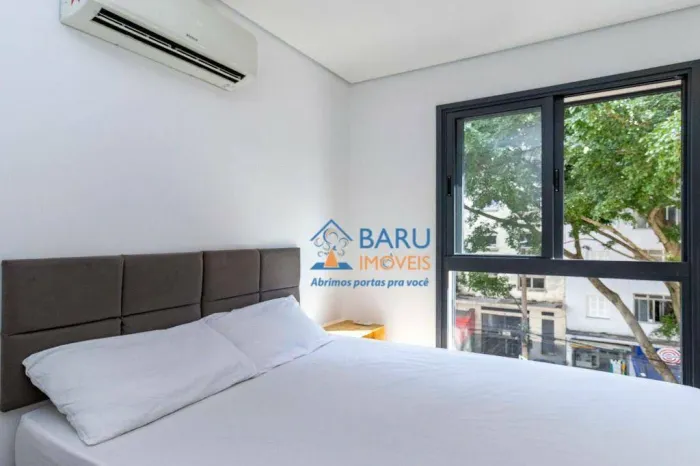 Apartamento com 1 dormitório para alugar, 22 m² por R$ 2.737,45/mês - Santa Cecília - São