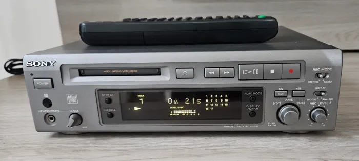 Md Minidisc Sony MDS-S37 - Aparelho Novissimo!