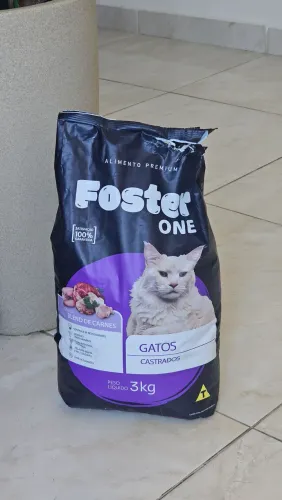 Ração gatos castrados foster 3kg