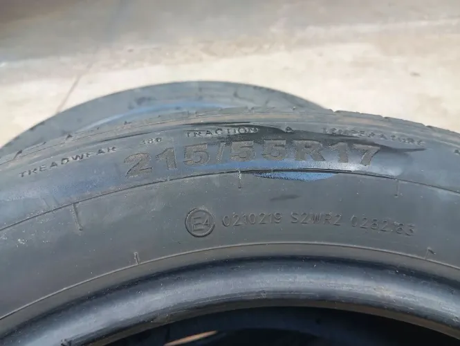 Pneus aro 17 215/55