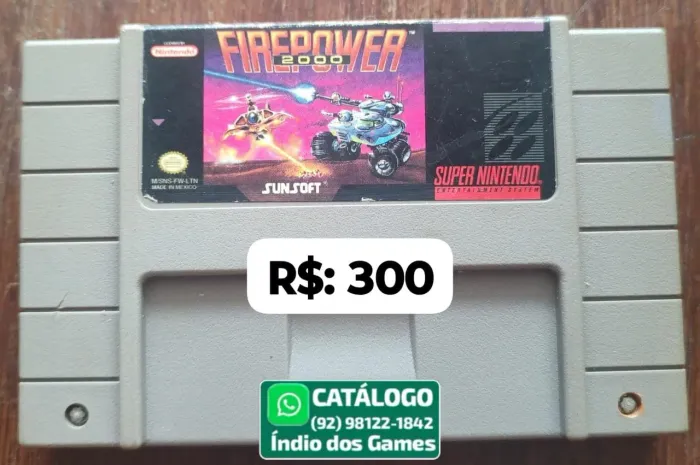 Fire Power 2000 = R$: 300