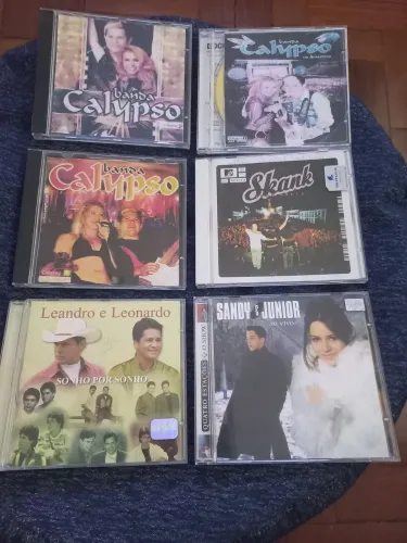 6 CDs com músicas brasileiras