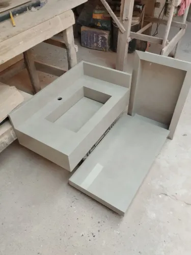 Kit lavatório, prateleira,nichos em porcelanato