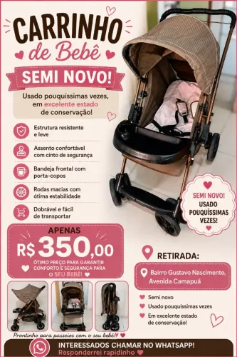 Carrinho Galzerano feminino