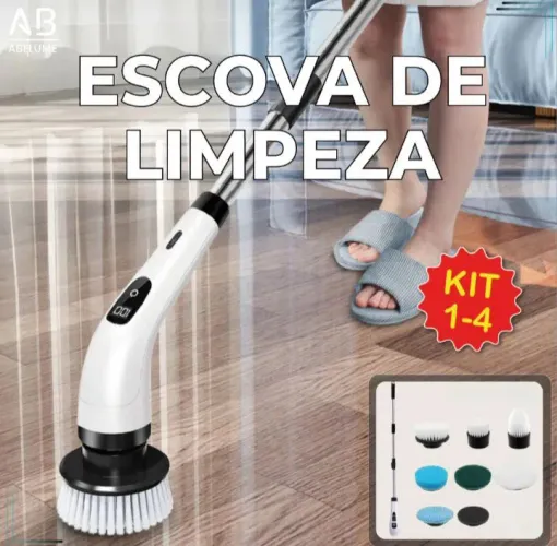 Escovão Elétrico 7 em 1 Limpeza Pesada Entregamos 
