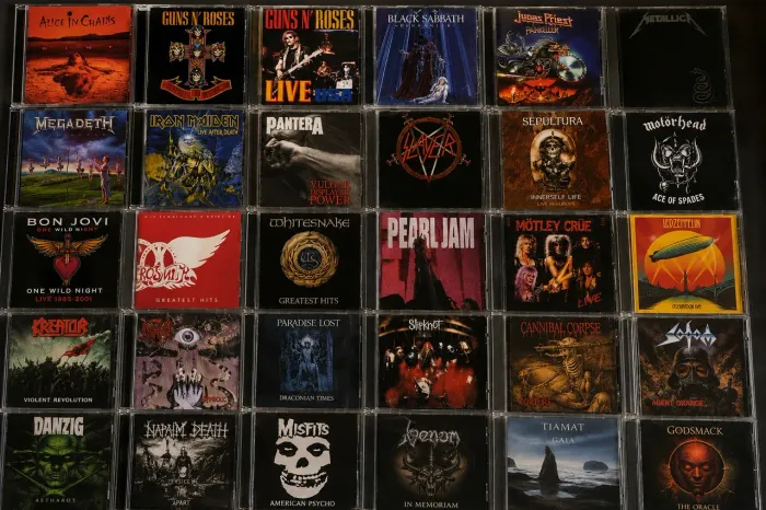 Lote Coleção CDs Rock Heavy Metal Raros Importados musica LP