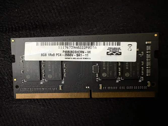 Memória DDR4 8GB para Notebook