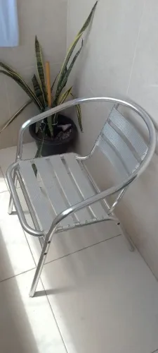 Conjunto de mesa de inox