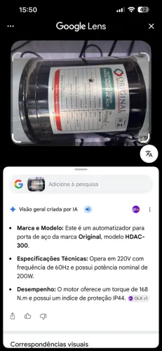 Motor de porta de aço 300k