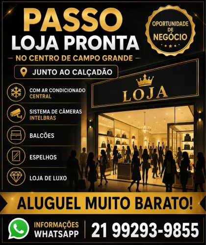 Loja calçadão Campo Grande
