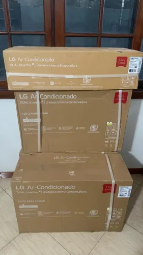 Ar Condicionado 12.000 LG Dual Inverter com IA e Wifi Lacrado Garantia NF
