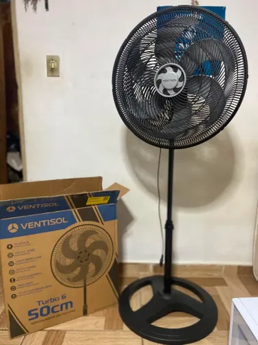 Ventilador de Coluna Ventisol Turbo 6 - 50 cm | Novo na Caixa