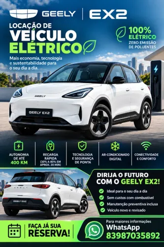 aluguel/locação de carro elétrico