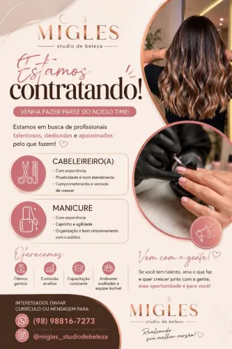 Preciso de uma manicure com urgência
