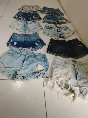 Lote de Shorts Jeans do NR 34 ao 42