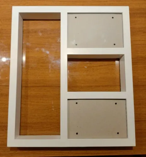Baixou muito: Quadro box para 2 fotos. Seminovo!