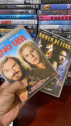 50 DVDS usados de locadora