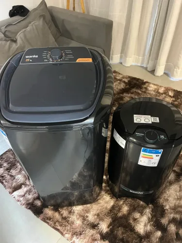 CENTRÍFUGA SUGAR 15KG + TANQUINHO Wanke 20KG SEMINOVOS 