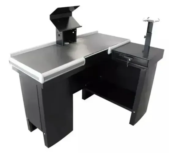 Check Out 1.50m em L com Kit Automação e furo para Balança