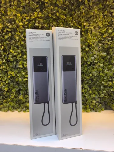 Xiaomi Power Bank 165W 10.000mAh Original - Carregamento Ultra Rápido com Cabo Integrado