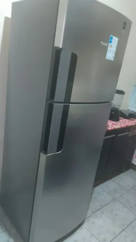 Geladeira inox duplex