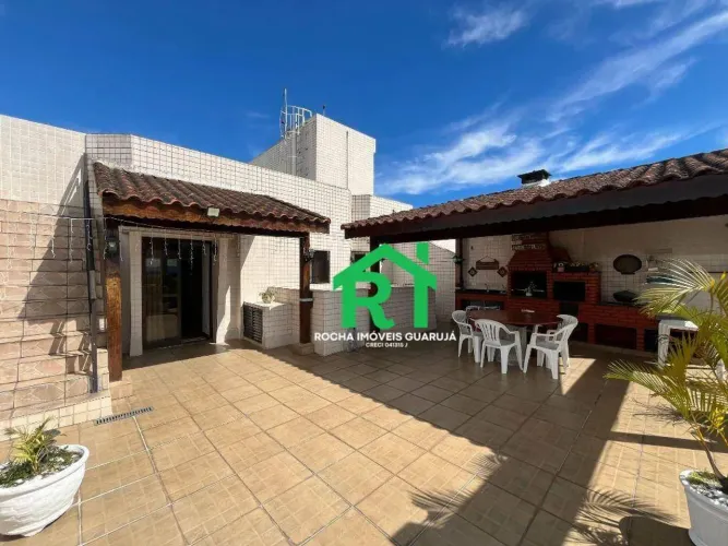 Cobertura com 3 quartos (1 suíte), 1 vaga, lazer à venda em Jardim Astúrias, Guarujá