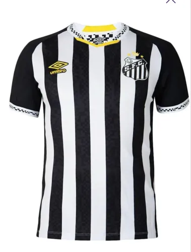 Camisa do Santos listrada