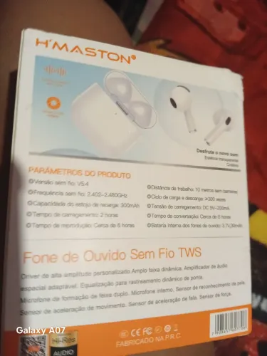 Fone de ouvido ? sem fio