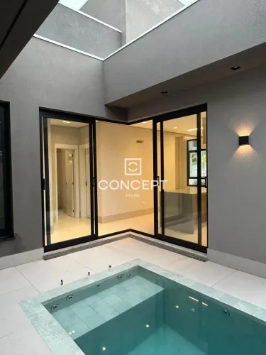 Casa neoclássica 3 suítes piscina aquecida gourmet automação 187m² BRISAS HORIZONTAL Cuiab