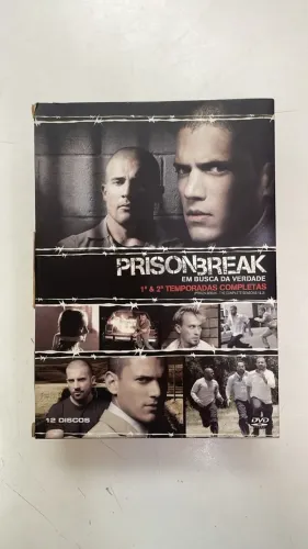 BOX DVD PRISON BREAK - 1º E 2º TEMPORADAS COMPLETAS 12 DISCOS ORIGINAIS