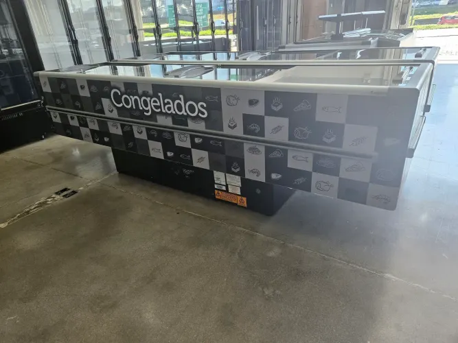 ilha de congelados 3 metros 820 litros - a pronta entrega