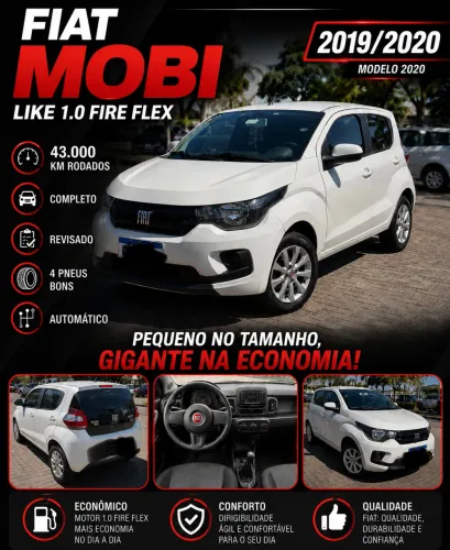 Fiat Mobi Drive GSR 1.0 Flex 6V 5P 2020