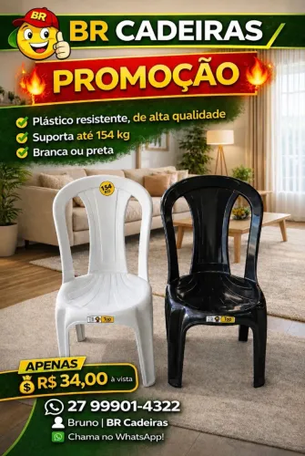cadeira para igreja de plastico 154kg