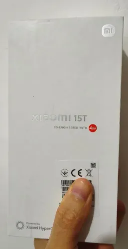 XIAOMI 15T NOVO 256GB 12 DE RAM