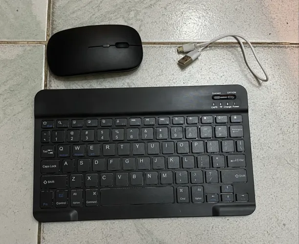 kit teclado e mouse bluetooth
